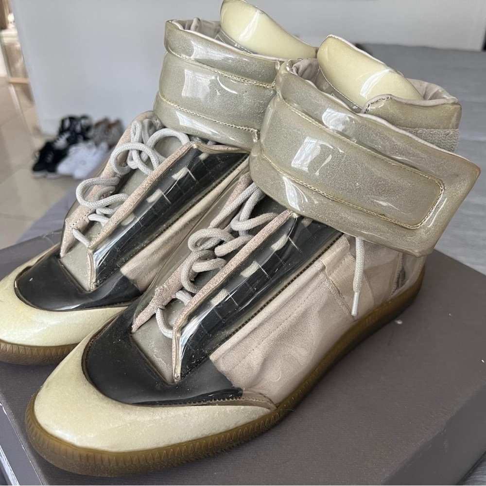 Margiela Future Transparent (Cream) size 10.5